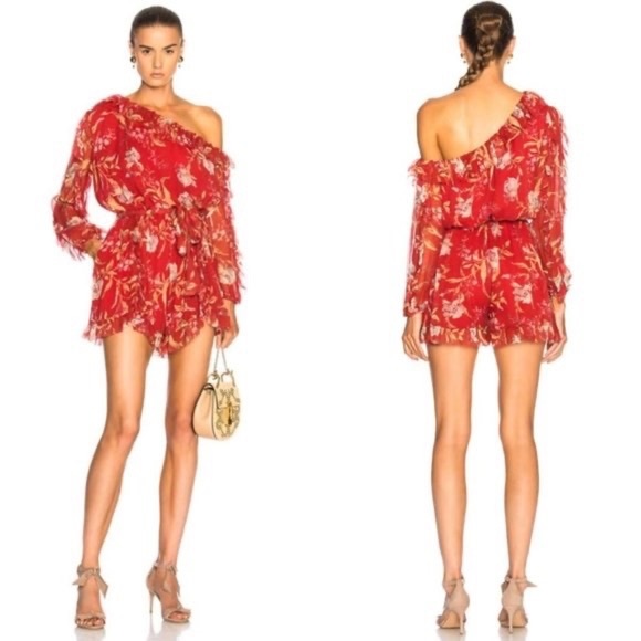 Sold ❤️Zimmermann silk playsuit - Picture 2 of 10